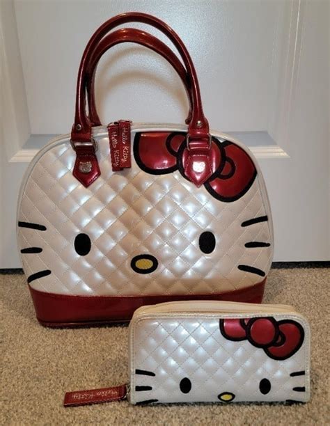 hello kitty embossed leather handbags.